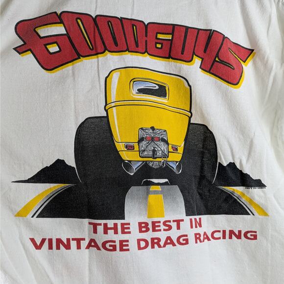 Vintage 2002 Mens Drag Racing L T-Shirt Goodguys Fomoso Fuel & Gas Bakersfield - Picture 6 of 12